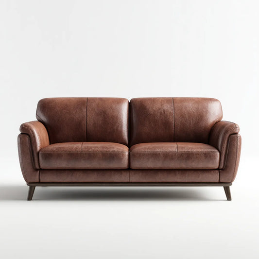 Sofa, 2-kanapa z tworzywa sztucznego Cognacbraun 170 x 90 x 88 cm
