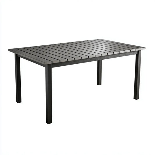 Stół do jadalni, Antracyt 150 x 90 x 75 cm akacja stali prostokątnej